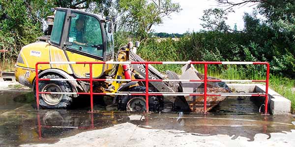 Betriebliche Waschplätze